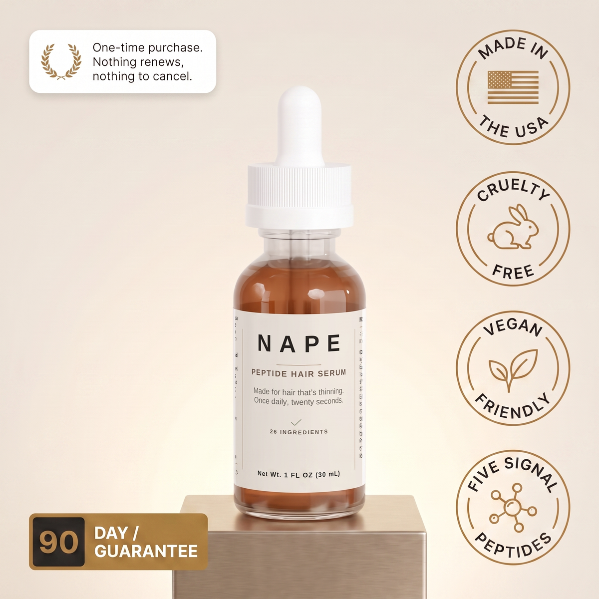 NAPE Peptide Hair Serum